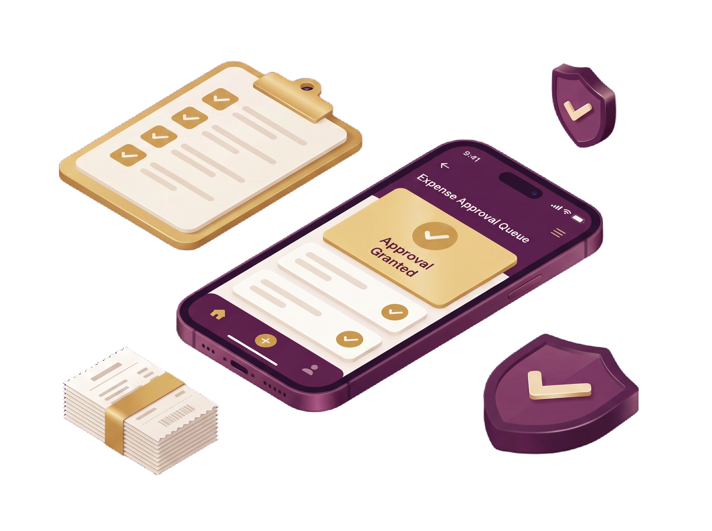 Finance administrator reviewing expenses